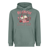 Sage bookish lover social club Heavyweight Hoodie - MaliasSmallBusiness