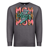 Charcoal Heather cheer mom Premium Sweatshirt - MaliasSmallBusiness