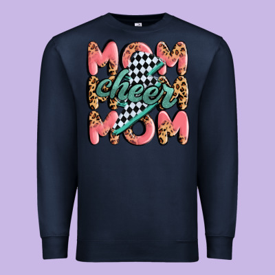 Cheer Mom Premium Sweatshirt Designed By Maliassmallbusiness