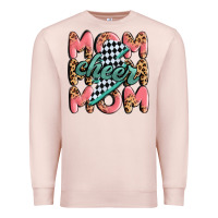 Pale Pink cheer mom Premium Sweatshirt - MaliasSmallBusiness