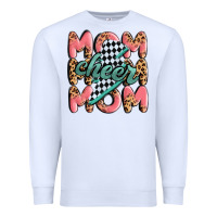 White cheer mom Premium Sweatshirt - MaliasSmallBusiness