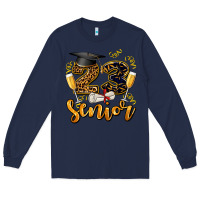 Navy 23 senıor wıth champagne Long Sleeve Tee - AdoDesignShop