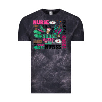 Cloud Black nurse Vintage Tee - Zillion Design Studio