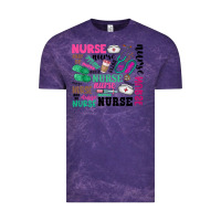 Cloud Purple nurse Vintage Tee - Zillion Design Studio