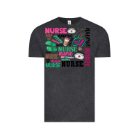 Vintage Black nurse Vintage Tee - Zillion Design Studio