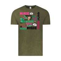 Vintage Olive nurse Vintage Tee - Zillion Design Studio