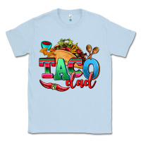 Dusty Blue taco dad Classic Tee - AdoDesignShop