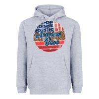 Heather Grey leopard merica Heavyweight Hoodie - MaliasSmallBusiness