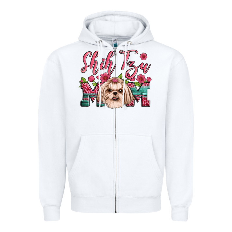 Shih Tzu Mom Zipper Hoodie by Artiststas | Teevron