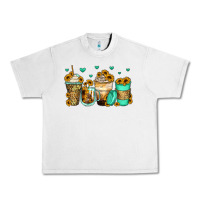 Lunar Rock sunflowers coffee cups Urban Heavy Tee - Zillion Design Studio