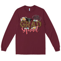 Burgundy grad squad Long Sleeve Tee - AdoDesignShop