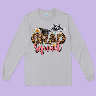 Grad Squad Long Sleeve Tee Designed By Adodesignshop
