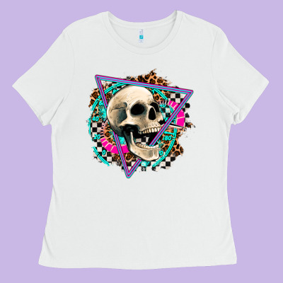 Race Skull Ladies Tee Designed By Adodesignshop