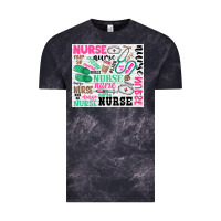 Cloud Black nurse Vintage Tee - Zillion Design Studio