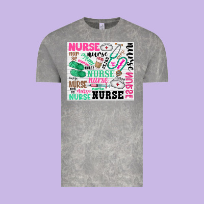 Nurse Vintage Tee Designed By Zillion Design Studio