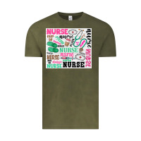 Vintage Olive nurse Vintage Tee - Zillion Design Studio