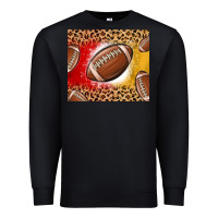 Black team color red and gold football Premium Sweatshirt - MaliasSmallBusiness