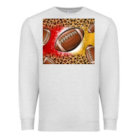 Oatmeal Heather team color red and gold football Premium Sweatshirt - MaliasSmallBusiness