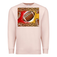 Pale Pink team color red and gold football Premium Sweatshirt - MaliasSmallBusiness