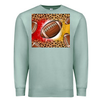 Seafoam team color red and gold football Premium Sweatshirt - MaliasSmallBusiness