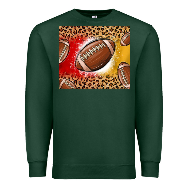 Team Color Red And Gold Football Premium Sweatshirt by MaliasSmallBusiness | Teevron