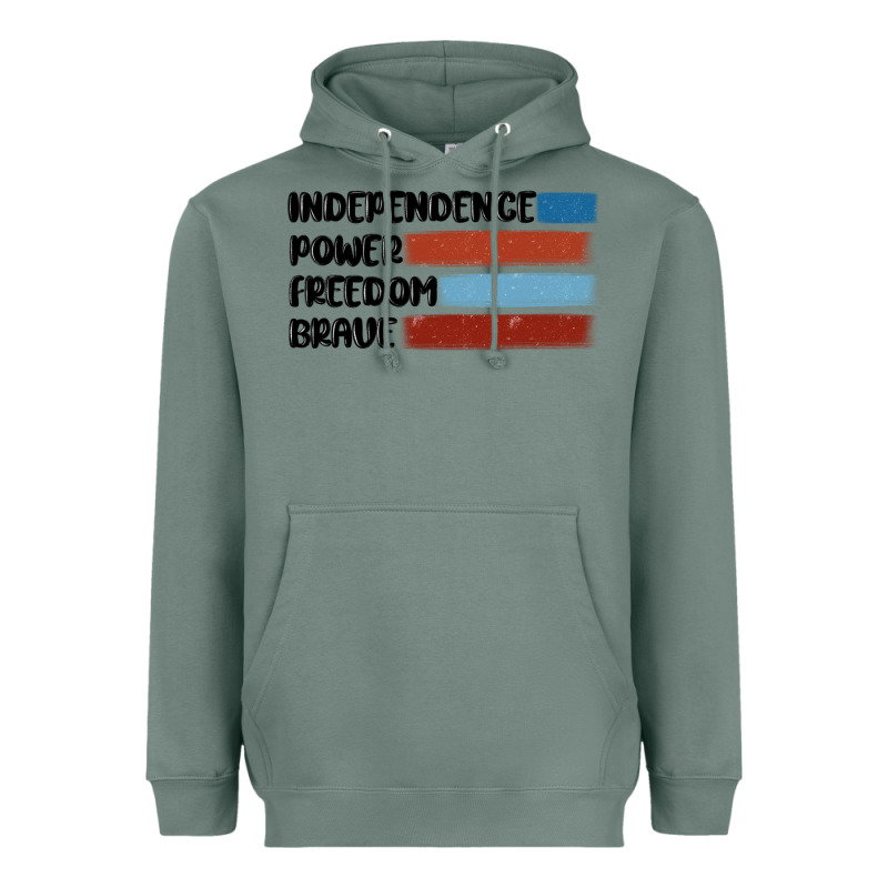 Indepence Power Freedom Brave Heavyweight Hoodie by MaliasSmallBusiness | Teevron