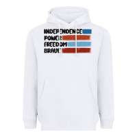 White indepence power freedom brave Heavyweight Hoodie - MaliasSmallBusiness