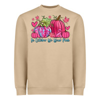 Mushroom in october we wear pink Heavyweight Sweatshirt - Zillion Design Studio