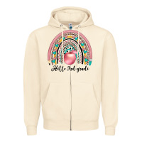 Sandshell hello 3rd grade Zipper Hoodie - JahusDesignShop
