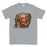 Heather Grey cow Classic Tee - JahusDesignShop