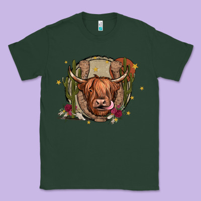Cow Classic Tee Designed By Jahusdesignshop