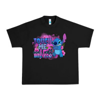 Black touch me and i will bite you stitch Urban Heavy Tee - Zillion Design Studio