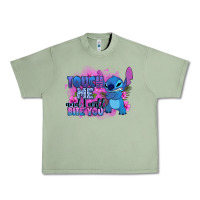 Oil Green touch me and i will bite you stitch Urban Heavy Tee - Zillion Design Studio