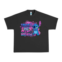 Pigment Black touch me and i will bite you stitch Urban Heavy Tee - Zillion Design Studio