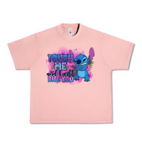 Touch Me And I Will Bite You Stitch Urban Heavy Tee | Teevron