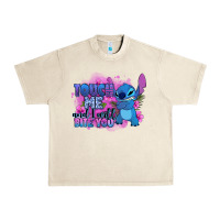 Sandshell touch me and i will bite you stitch Urban Heavy Tee - Zillion Design Studio