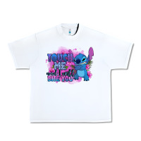 White touch me and i will bite you stitch Urban Heavy Tee - Zillion Design Studio