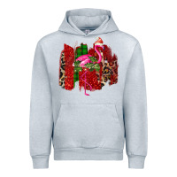 Heather Grey christmas flamingo Urban Hoodie - Bettercallsaul