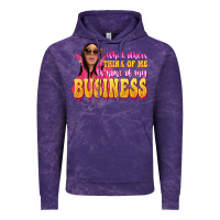Cloud Purple afro black boss lady Vintage Hoodie - texasbilliewilder