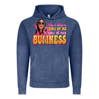 Vintage Denim afro black boss lady Vintage Hoodie - texasbilliewilder