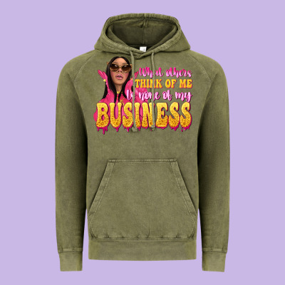 Vintage Hoodie afro black boss lady