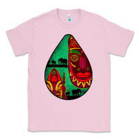 African Masks Teardrop  3 Classic Tee | Teevron