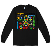 Black autism awareness Long Sleeve Tee - JahusDesignShop