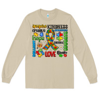 Mushroom autism awareness Long Sleeve Tee - JahusDesignShop