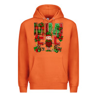 Carrot Mimi Elf with Knitting Christmas Premium Hoodie - BundleAndBundleShop
