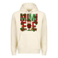 Sandshell Mimi Elf with Knitting Christmas Premium Hoodie - BundleAndBundleShop