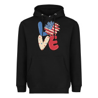 Black love 4th of july Heavyweight Hoodie - MaliasSmallBusiness