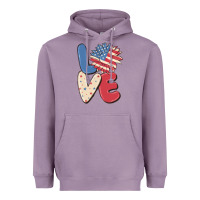 Lavender love 4th of july Heavyweight Hoodie - MaliasSmallBusiness