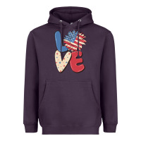 Plum love 4th of july Heavyweight Hoodie - MaliasSmallBusiness