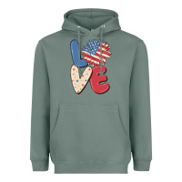 Sage love 4th of july Heavyweight Hoodie - MaliasSmallBusiness